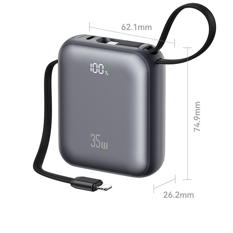 پاوربانک 35 وات یوسمز مدل CD261 ظرفیت 10000 میلیآمپرساعت