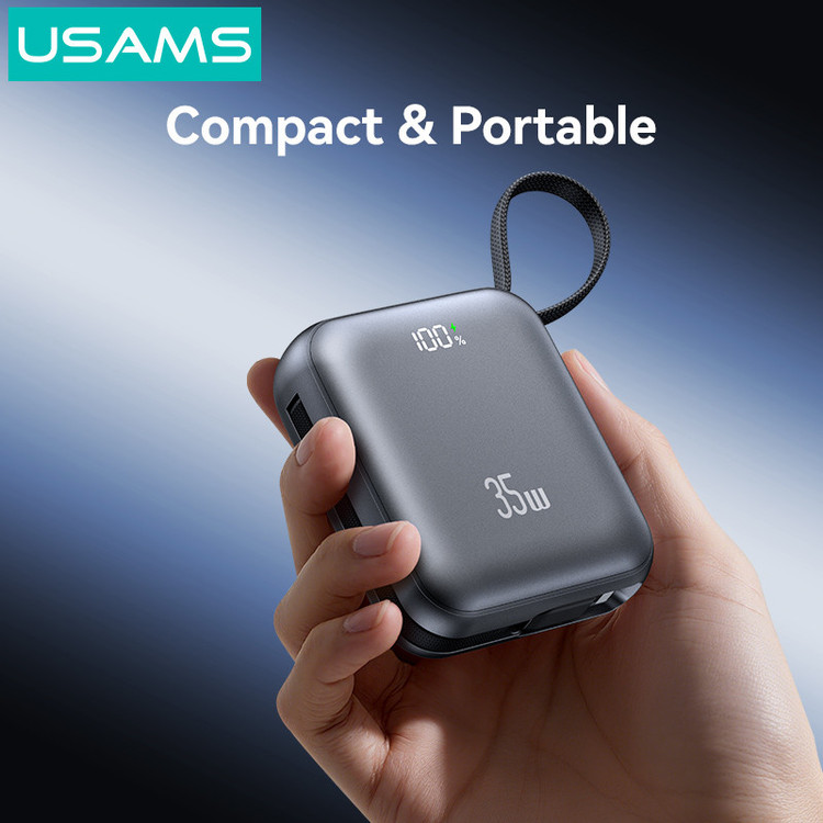 پاوربانک 35 وات یوسمز مدل CD261 ظرفیت 10000 میلیآمپرساعت